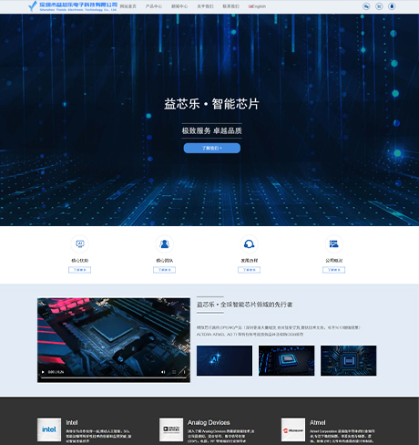 益芯乐-芯片网站案例